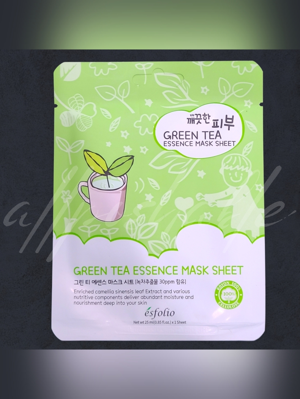 ⭐️$2 Add On⭐️ Esfolio Essence Sheet Mask - Green Tea